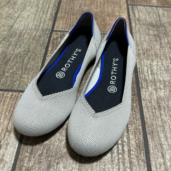 Rothy's Women's Flax Birdseye Flats size